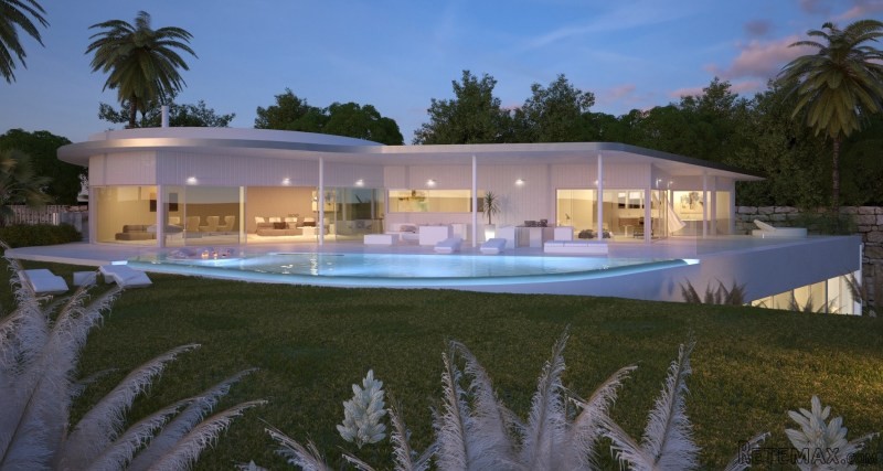 Contemporary villa with spectacular..