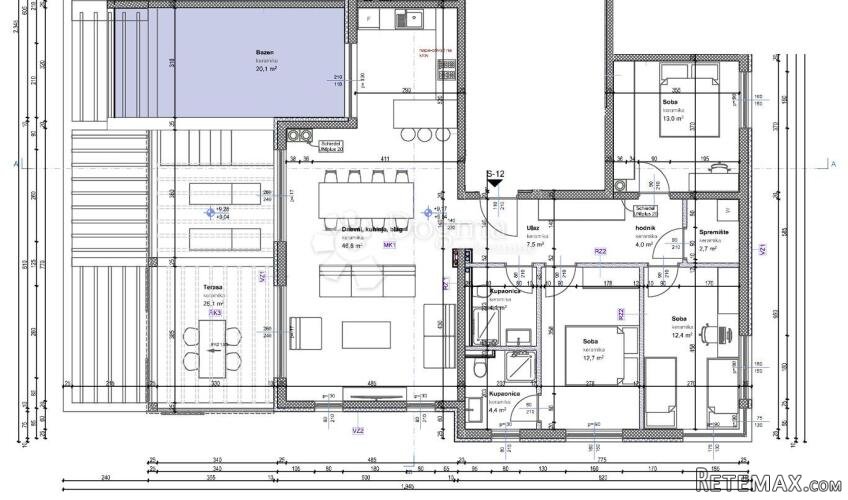Penthouse s bazenom s pogledom na more, Tar - 2