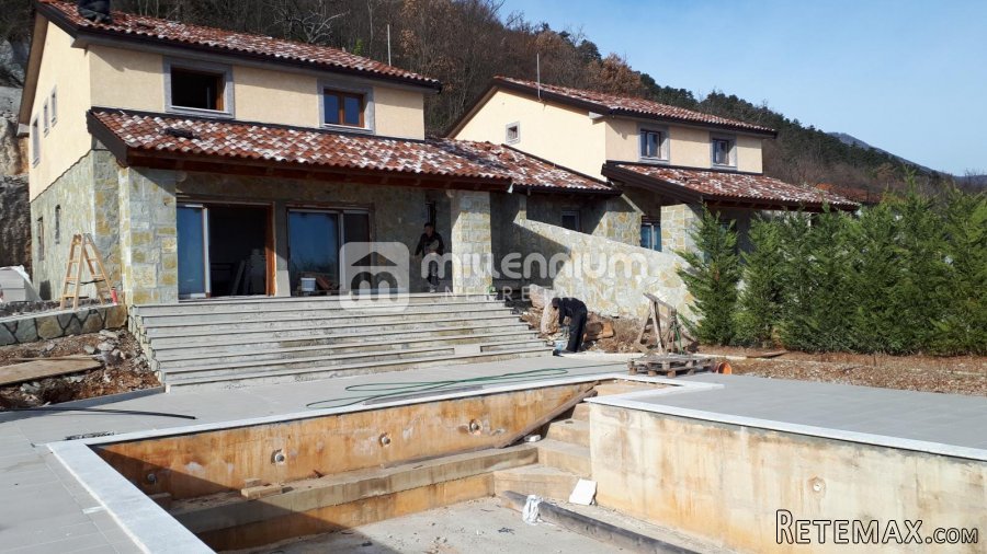 Poljane, dvojna kuća s bazenom, pogled na more - 2
