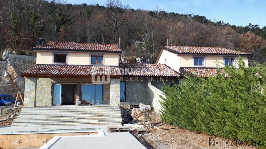 Poljane, dvojna kuća s bazenom, pogled na more - 3