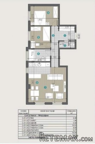 Vlasnik-prodajem LUX stan (65m2+60m2) - 3