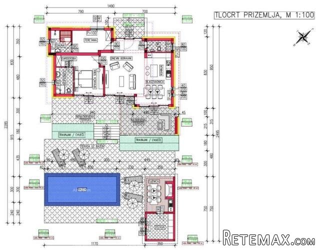 Prodaje se građevinsko zemljište, 900 m2, s projektom za v.. - 4