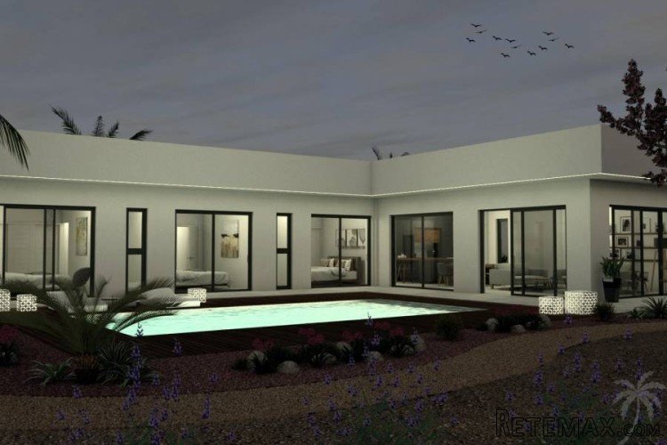 In the residential area of Busot, just 400 meters from the..