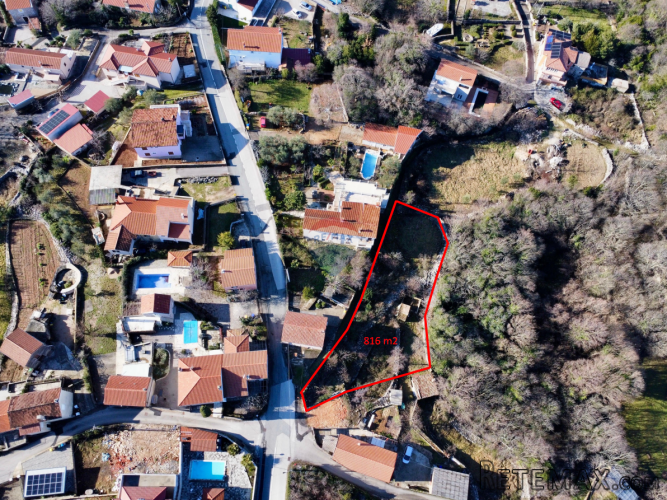 Dobrinj, Gabonjin - građevinsko zemljište, 914 m² - 2