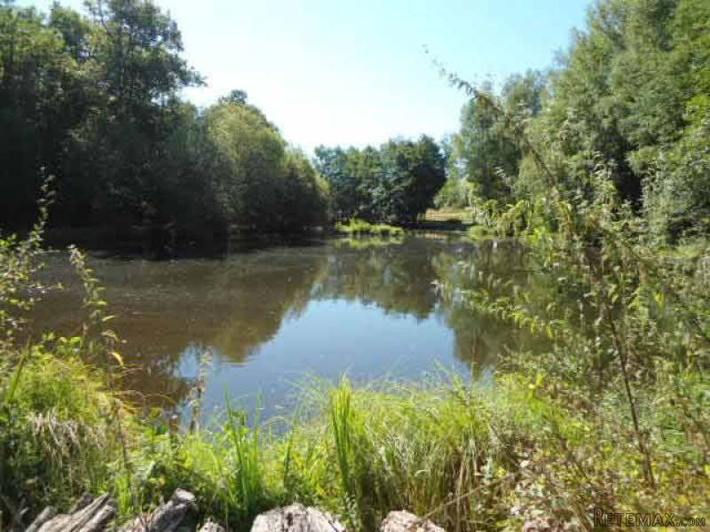 Fishing Lake In North Dordogne, Green..