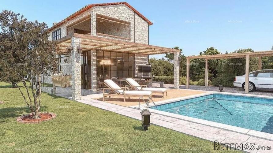 Prodaje se kuća u izgradnji, 200 m2, blizu Svetvinčenta. - 2