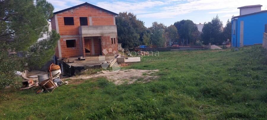 Kuća, roh bau, Ližnjan, pogled more - 6