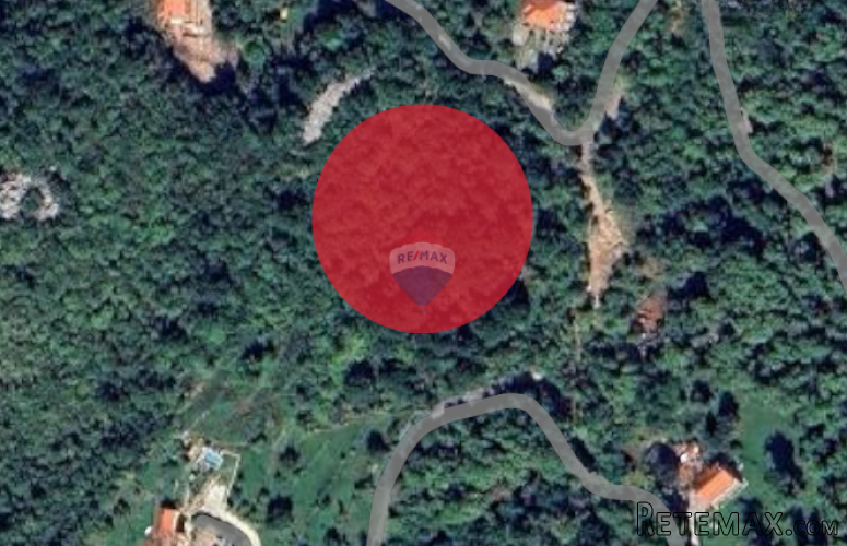 Opatija - Oprić - 1455 m2 negrađevinski teren