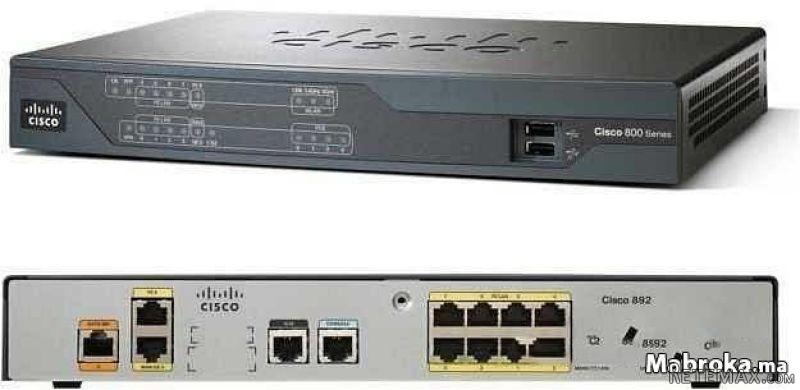 Routeur CISCO 892-K9 - Gigabit Ethernet..