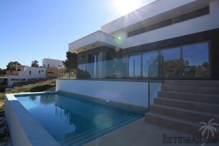 This modern style villa is currently under construction and..