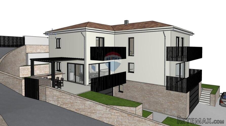 Matulji - dvojna kuća, novogradnja