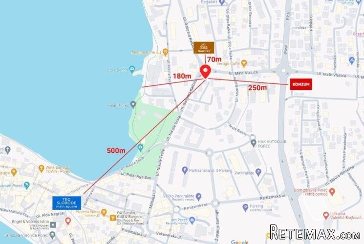 STAN POREČ, 73.00 m2, MORE POGLED, GARAŽA, TOP LOKACIJA! (pr - 3