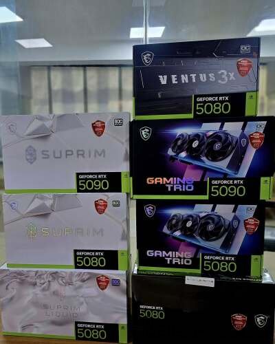 GeForce RTX 5090, RTX 5080, RTX 5070 Ti, RTX 4090, RTX 4080 - 22