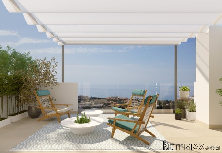 Horizonte ligger högt beläget i Benalmadena. Härifrån har ma.. - 2