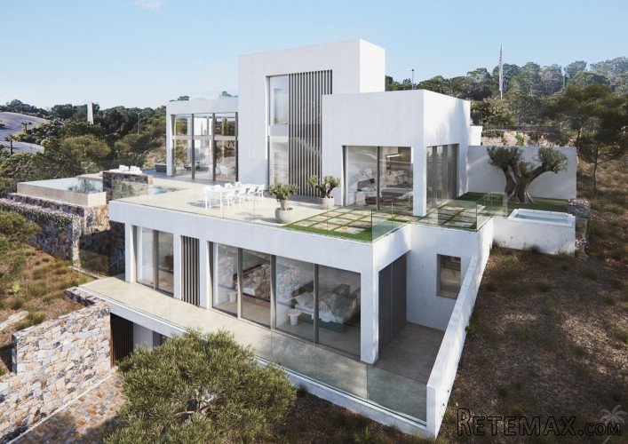 This amazingly designed villa on a plot of 2209 m² is..