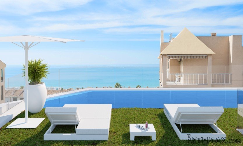 This beautiful apartment complex is being built in sunny..