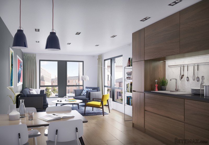 1 & 2 Bedroom Apartments, East..