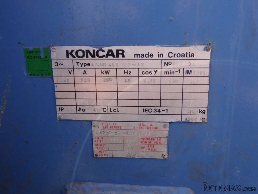 ELEKTROMOTOR – AGREGAT „KONČAR“ - 2
