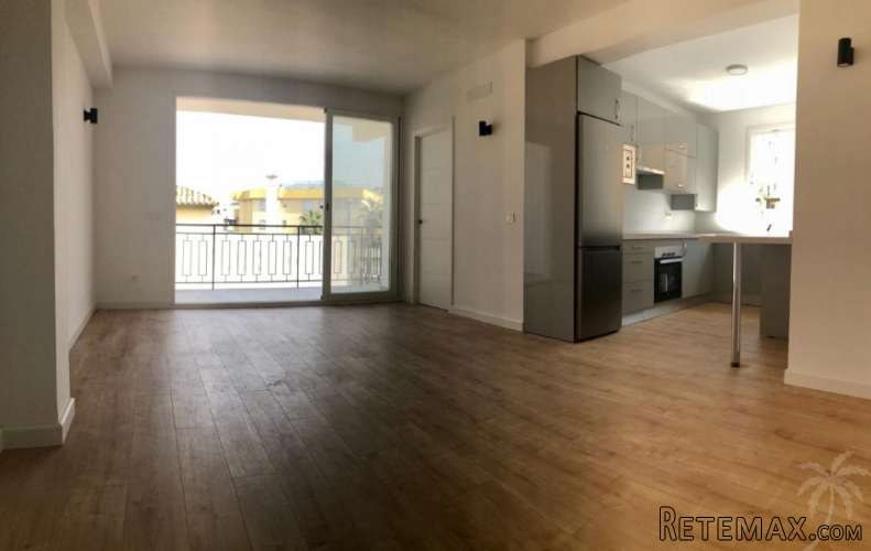 A completely renovated apartment with unobstructed views..