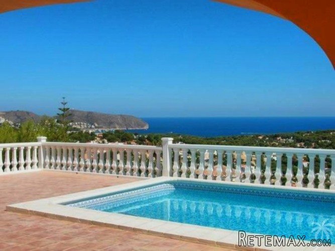 Lovely panoramic sea view villa for sale in Moraira. Villa..
