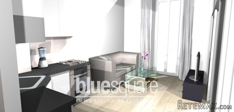 Studio apartment with 40m2 terrasse in..