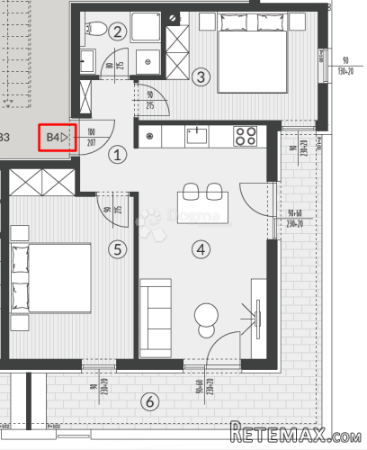 Šikići - stan u prizemlju - novogradnja (2SS+DB, 2 PARKINGA) - 2