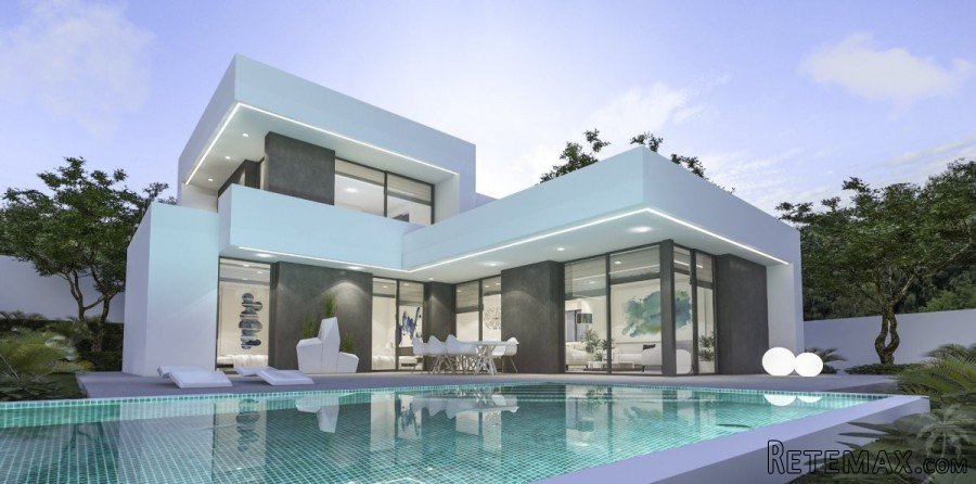 A modern villa, designed by a talented architect, to be..