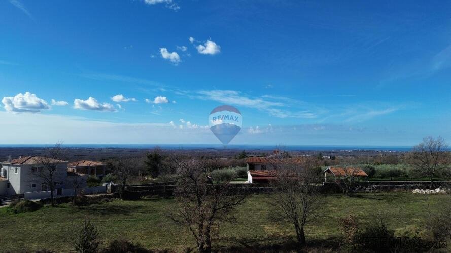 Istra, Poreč okolica - Građevinsko zemljište s pogledom na m