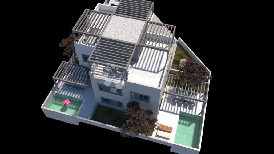 TROETAŽNI DUPLEX S PRIVATNOM KROVNOM TERASOM I BAZENOM – 50 - 2