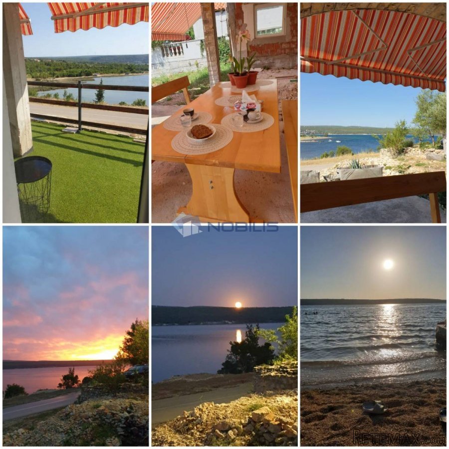 ZADAR, Vrulje, Karin, 5 stanova, 1.red do mora - 2
