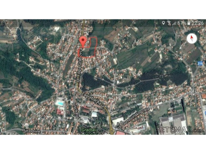 GRADEVINSKO ZEMLJISTE SINJ :20 000m2