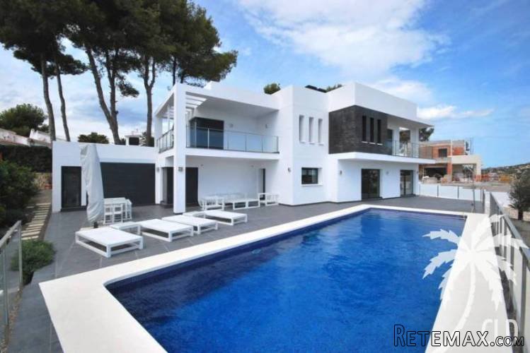Modern villa within a short distance of the village and the..
