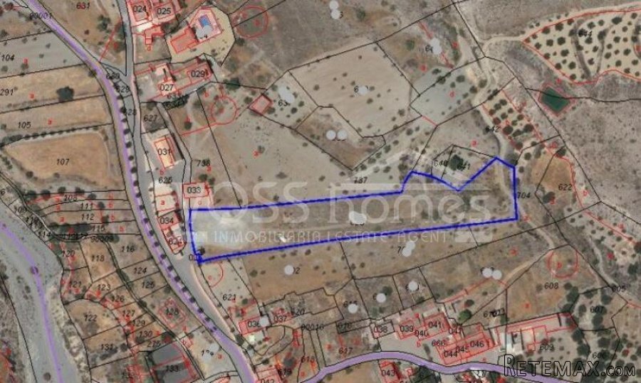 RUSTIC plot of land for sale 6 minutes drive to the village..
