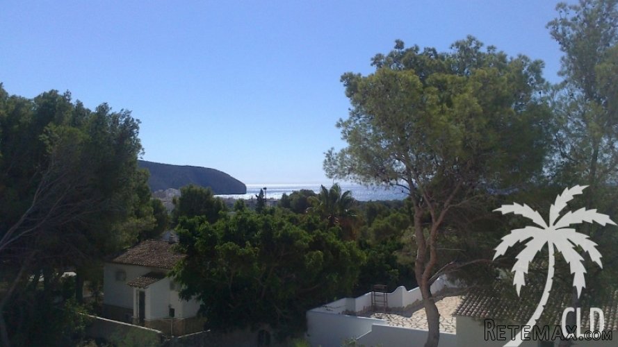Two south facing building plots with sea views located..