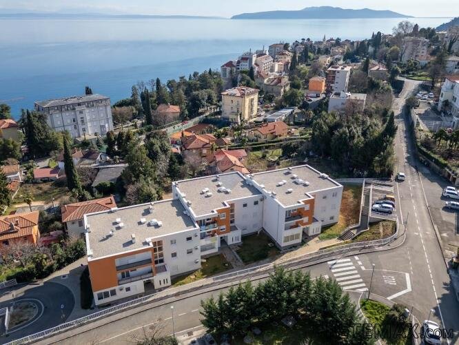 Lovran, 1S+DB od 60m2 u novogradnji, 1 kat, balkon, parking - 2