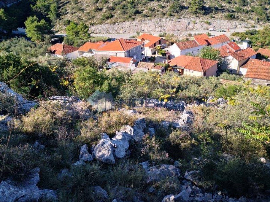 Pelješac, Trpanj, 1000m2 građevinsko zemlj., pogled more - 4