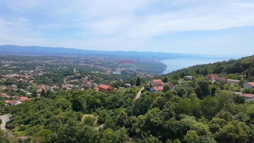 Opatija, Rukavac - građevinsko zemljište s panoramskim pogle