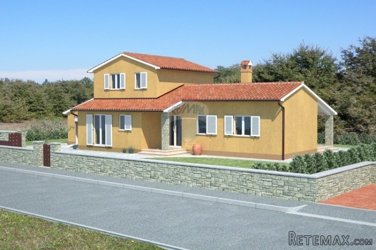 Istočna Istra, građevinsko zemljište za gradnju 5 kuća za... - 2