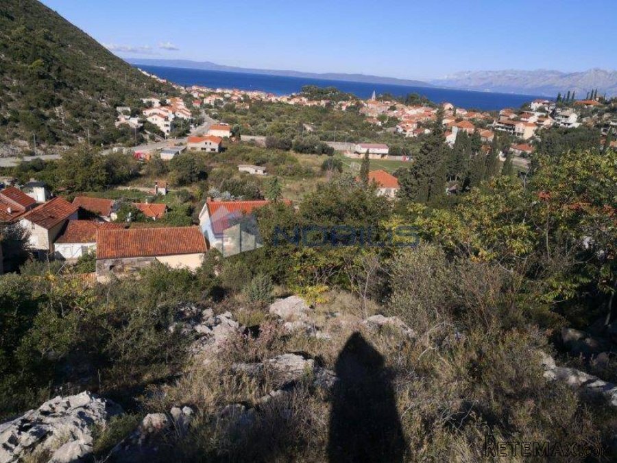 Pelješac, Trpanj, 1000m2 građevinsko zemlj., pogled more - 5
