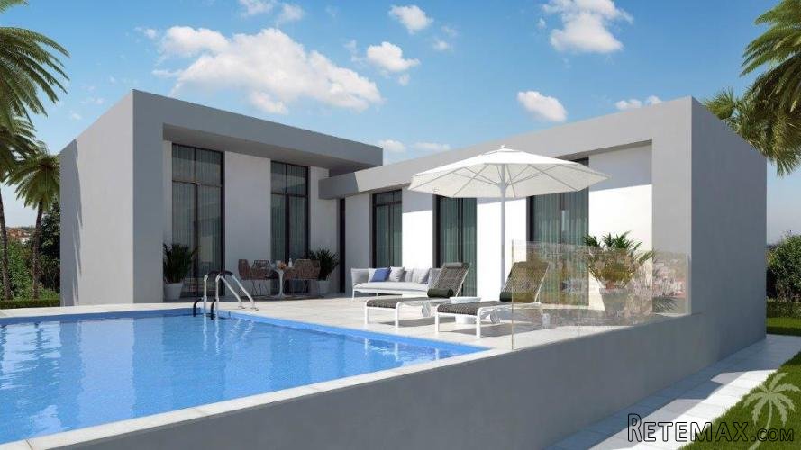 Several types of villas which can be built on different..