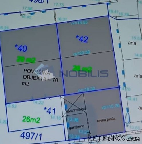 Dubrovnik, Rožat, 100m2+ pomoćni objekat 11m2 - 11