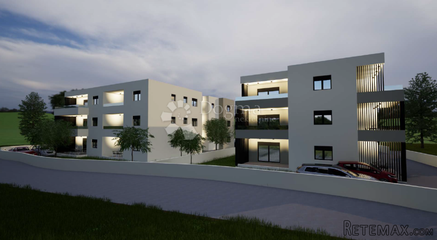 Novogradnja Vodice , zgrada sa 9 stanova - S3 - 2