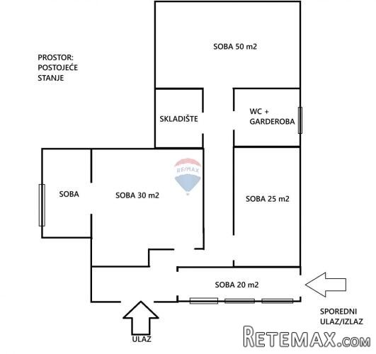 Sesvete, Popovec - poslovni prostor/skladište 180 m2