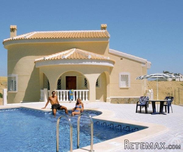 Several types of villas which can be built on different..