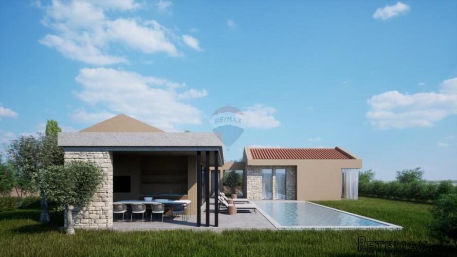 Istra,Kaštel-Građevinsko zemljište s projektom i građevinsko - 3