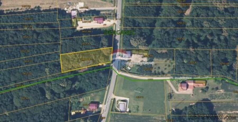 Čazma, Gornji Draganec - građevinsko zemljište 2.374 m2 s ku