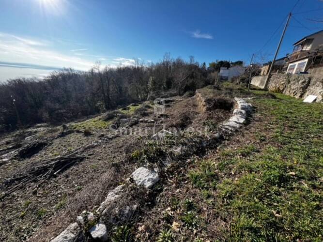 BREGI, građevinsko zemljište od 5208 m2 s pogledom na more - 2