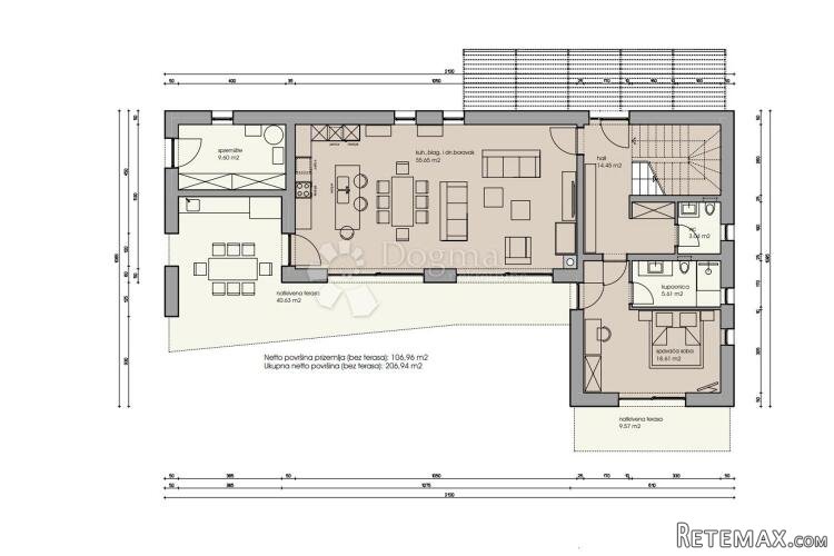 ŠTINJAN – ravna parcela s projektom za kuću s bazenom - 5
