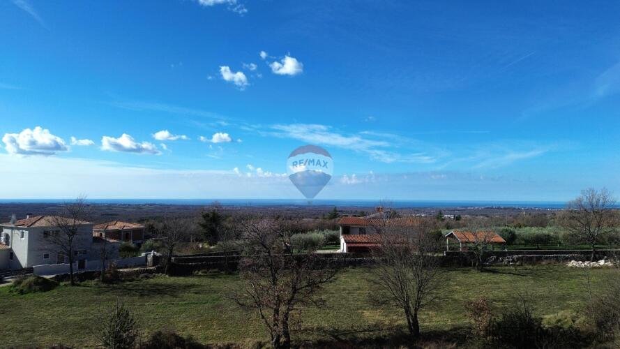 Istra, Poreč okolica - Građevinsko zemljište s pogledom na m