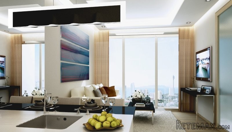 Upmarket 1-bedroom condo on Pattaya's..